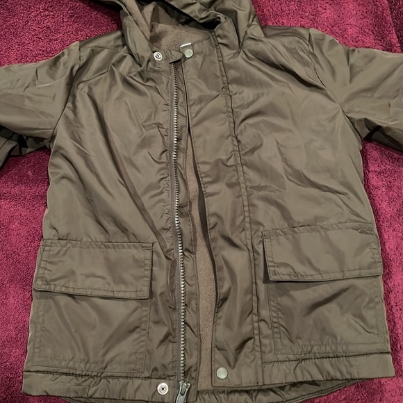 OLD NAVY WATER RESISTANT DARK GREEN JACKET TODDLER BOY 4T - Picture 5 of 5